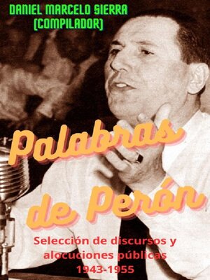cover image of Palabras de Perón